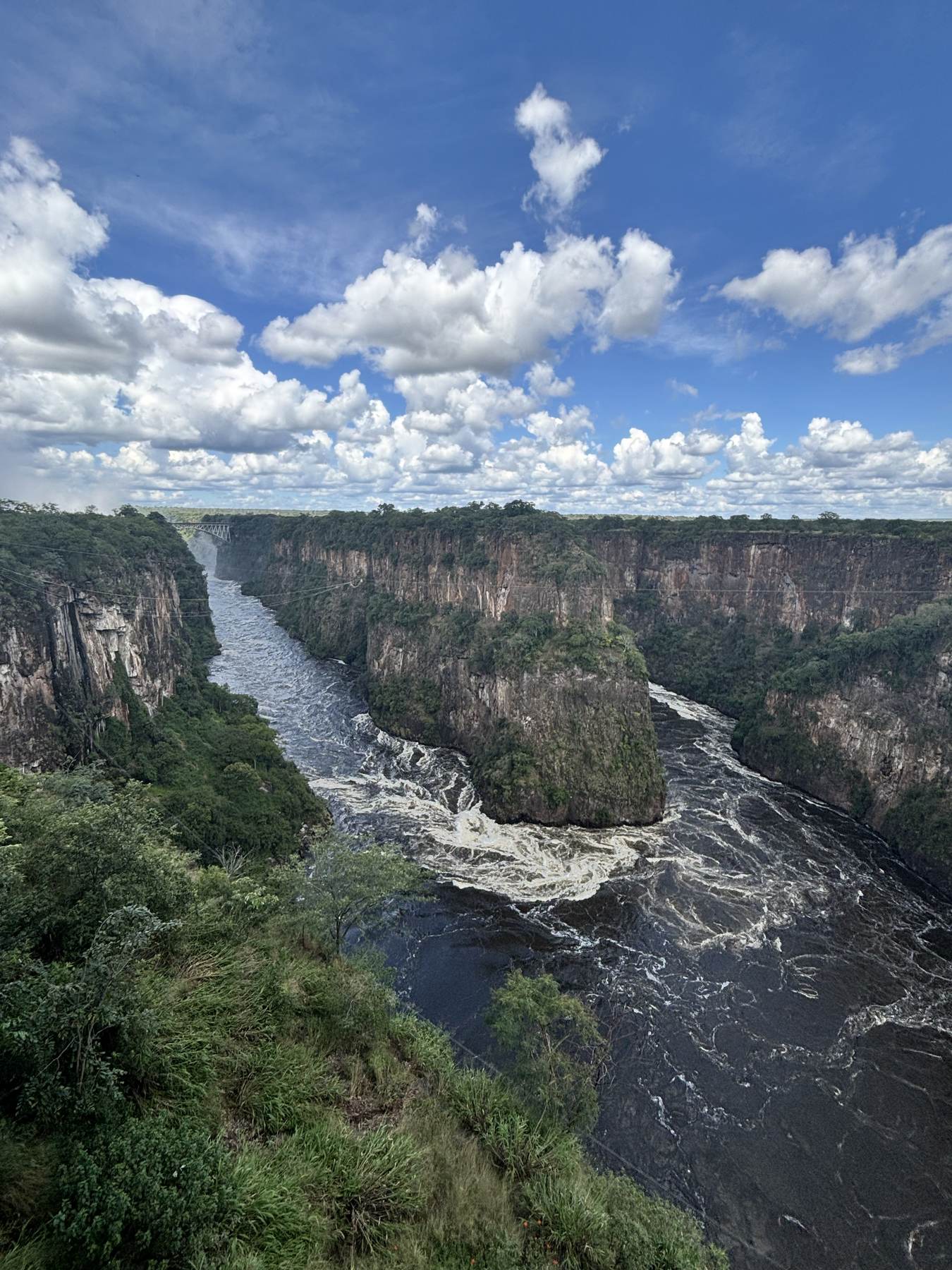Victoria Falls and the Zambezi gorge, the most common add-on to a Zimbabwe hunting safari